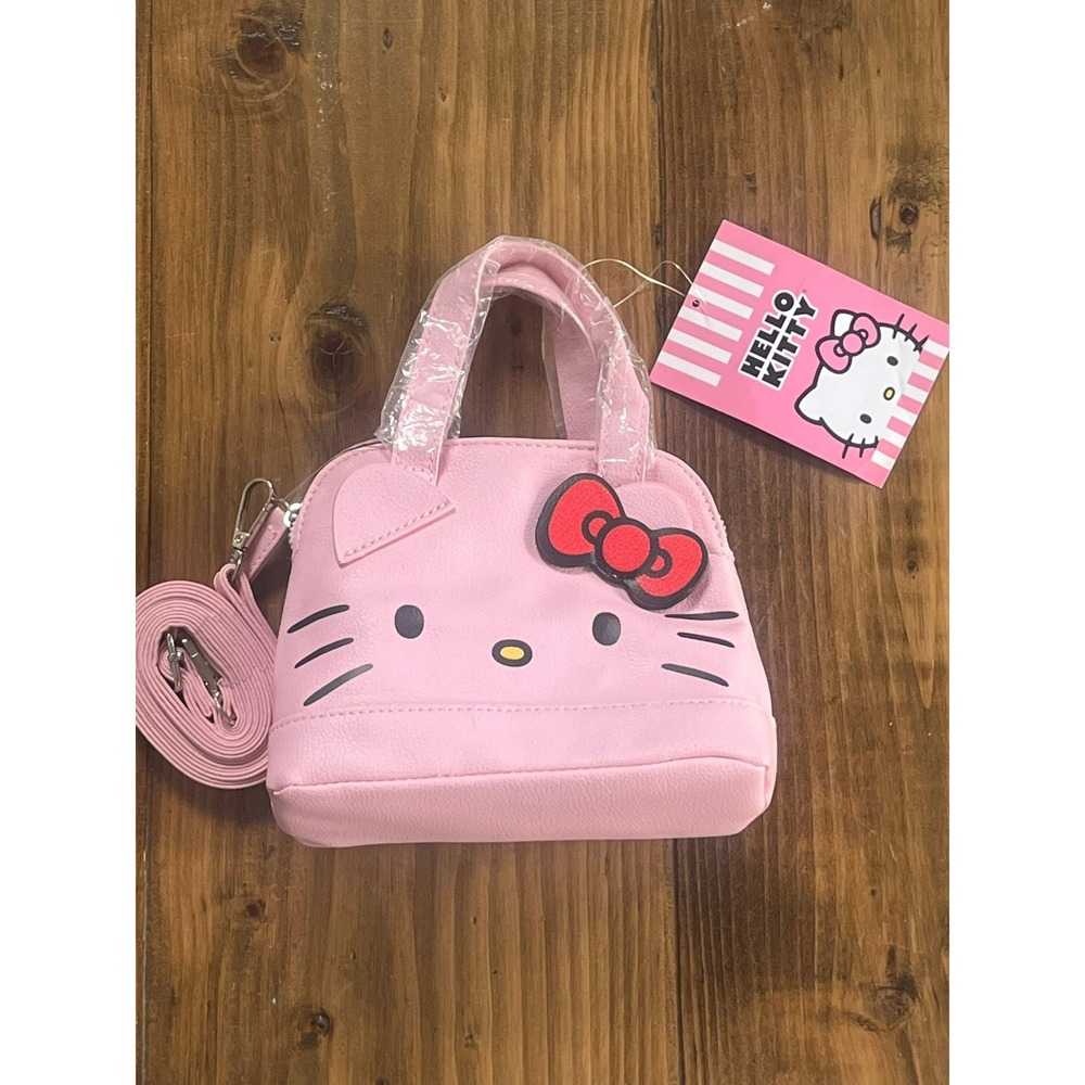 Sanrio Hello Kitty Mini Crossbody Bag Pink Faux Leather Handbag NWT 5900428